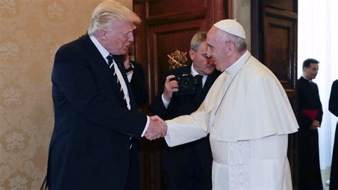 donald trump and the pope
